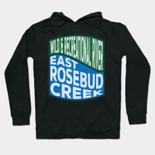 East Rosebud Creek Wild and Recreational River wave Hoodie